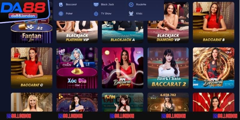 Sảnh cược sử dụng live streaming rõ nét